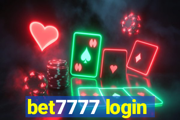 bet7777 login